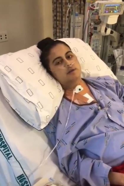 Jessica Manning también sube a TikTok imágenes de los momentos duros que pasó en el hospital a lo largo de sus diversas intervenciones