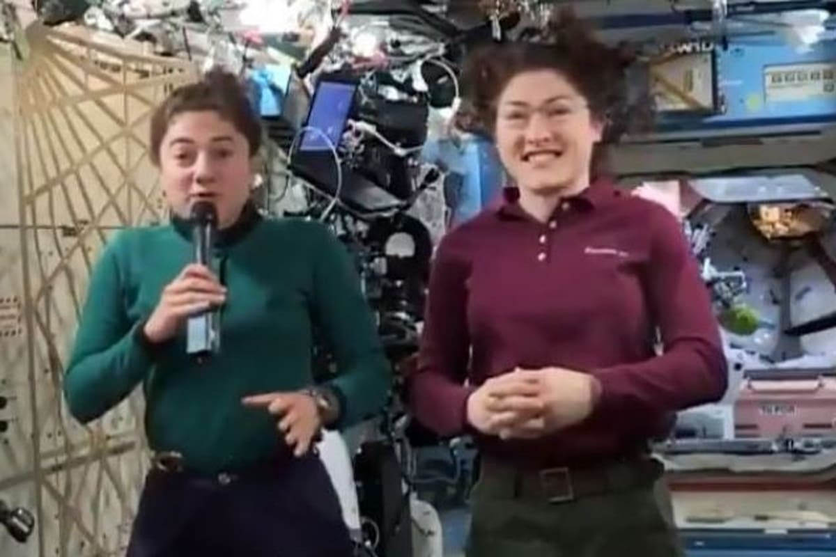 Jessica Meir y Christina Koch