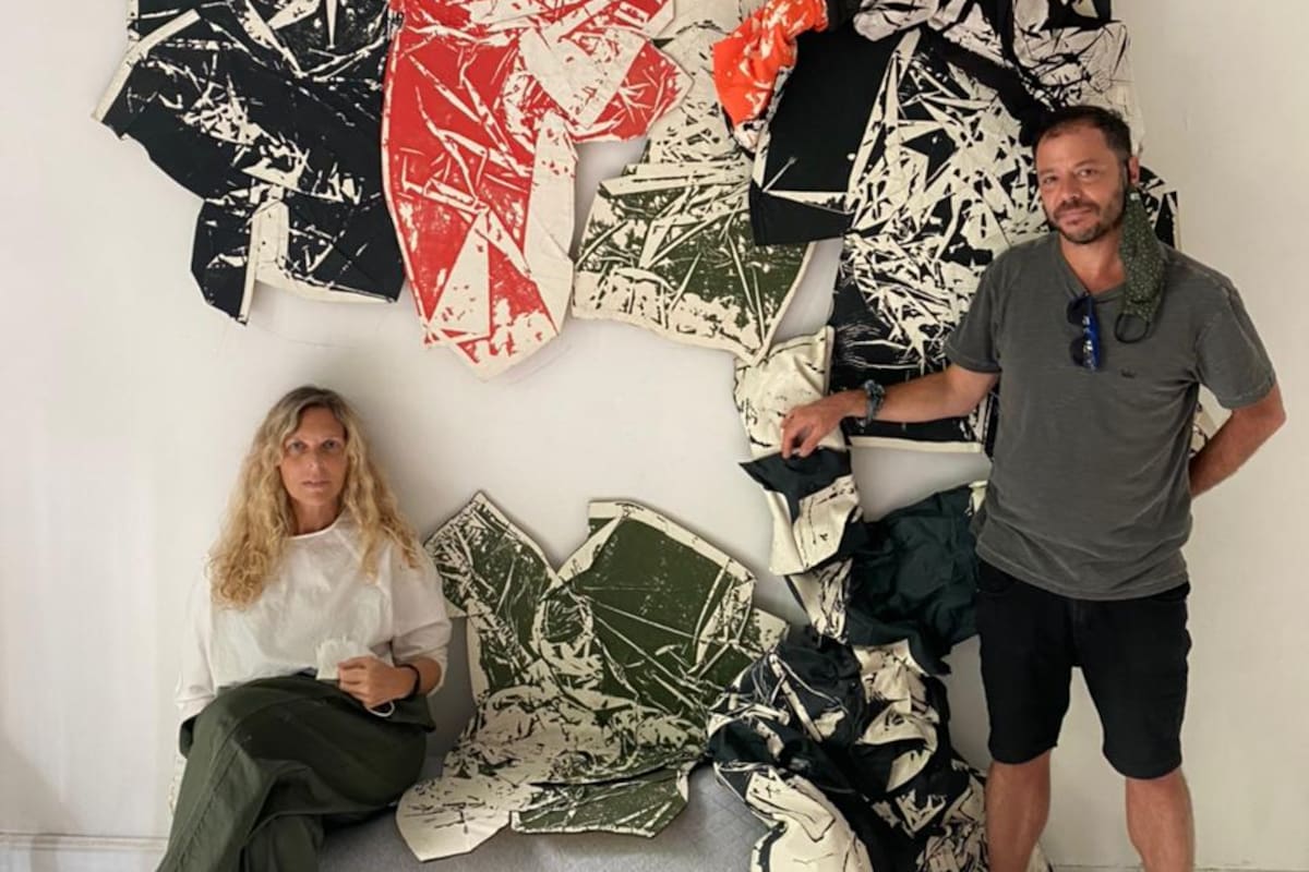 Jessica Trosman, Martín Churba y sus creaciones textiles