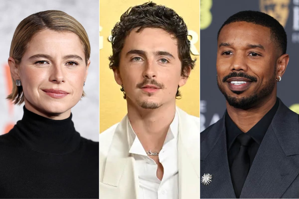 Jessie Buckley, Timothée Chalamet y Michael B. Jordan, tres candidatos fuertes de la próxima ceremonia de los premios Oscar