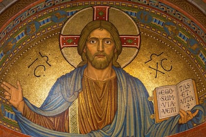 Jesús de Nazaret, en una representación basada en las escrituras