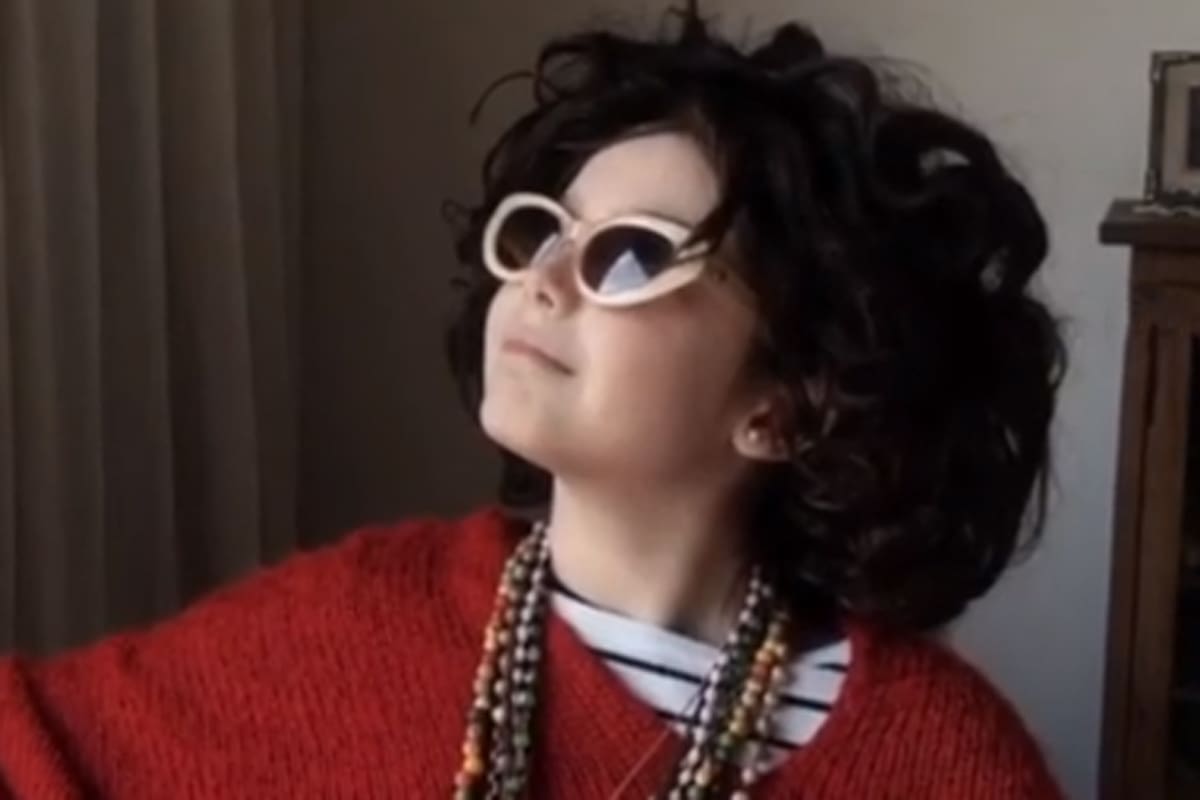 Jesús, la nieta de Graciela Borges: imitó a su abuela y es furor en las redes sociales