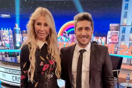 Jey Mammon junto a Cris Morena, quien se encuentra celebrando los 30 años de Jugate conmigo