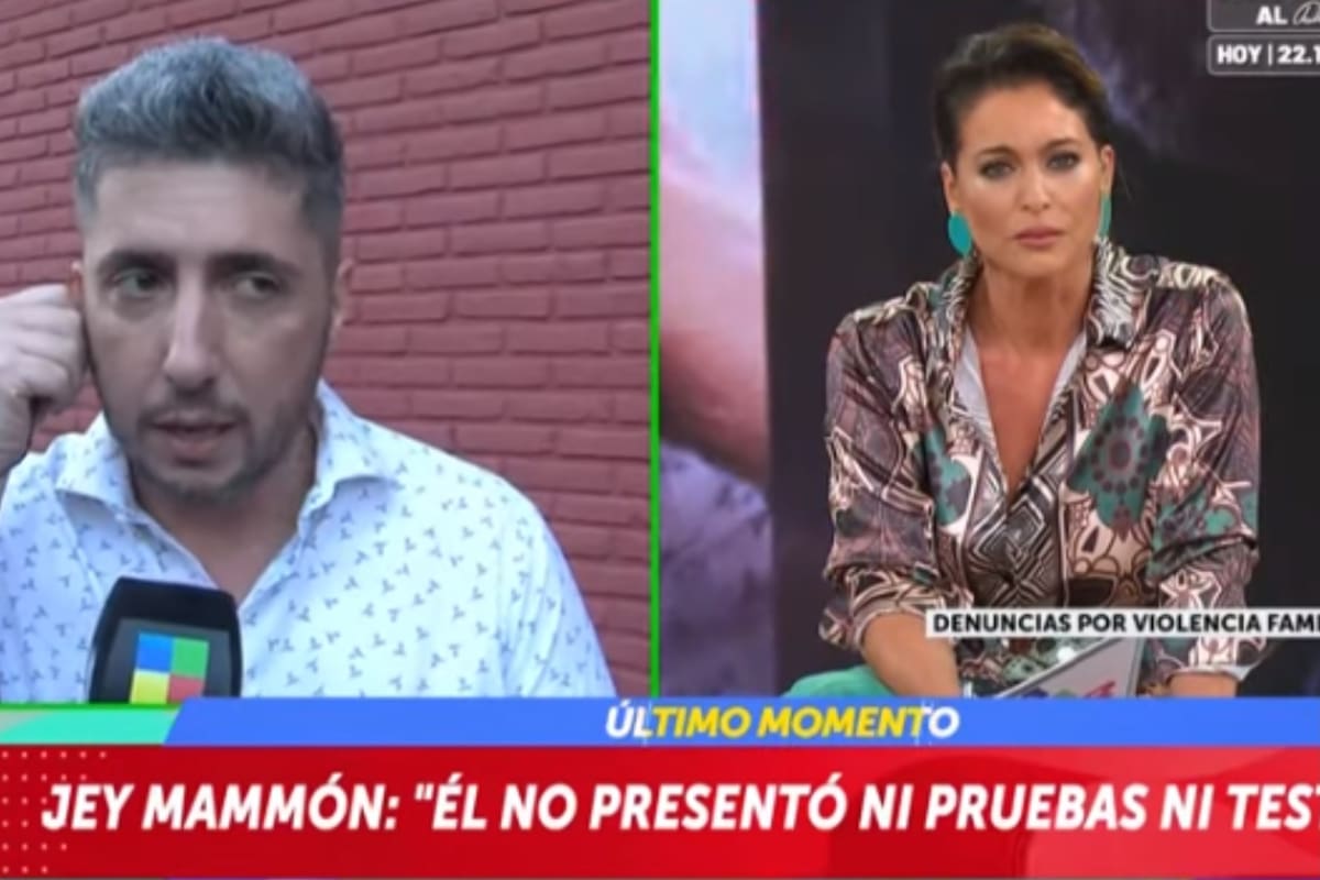 Jey Mammon y Karina Mazzocco mano a mano en A la tarde (Foto: Captura América TV)
