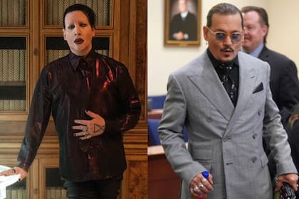 Jhonny Depp y Marilyn Manson hablaron de sus problemas judiciales