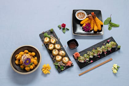 Jhonny Idarraga se vale del panko para crear propuestas con impronta de oriente en occidente.