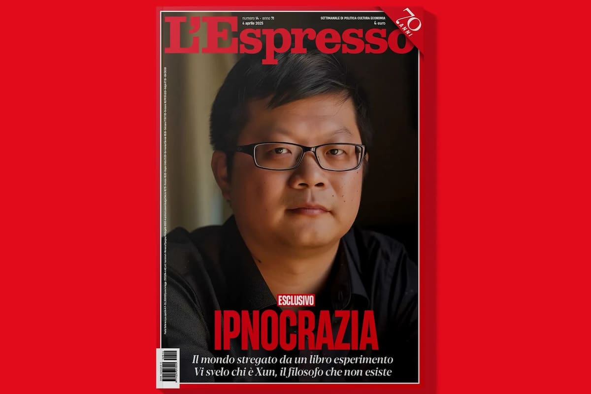 Jianwei Xun es un filósofo que no existe: el autor de "Hipnocracia" es en realidad la creación del ensayista Andrea Colamedici, que usó a las IA ChatGPT y Claude para crear el texto del libro
