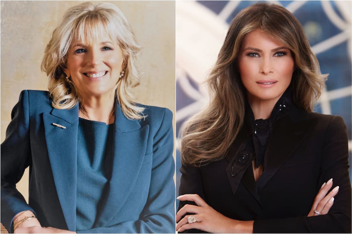 Jill Biden y Melania Trump, las últimas primeras damas de Estados Unidos