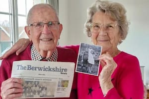 Jim Dougal y Betty Davidson se reencontraron recientemente después de más de 85 años