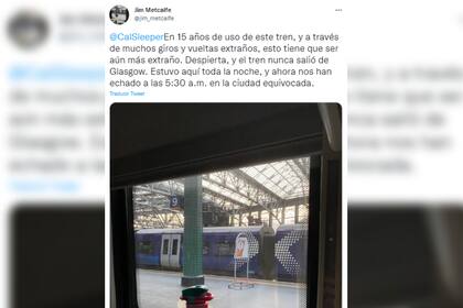Jim no podía creer lo que estaba sucediendo (Captura Twitter)