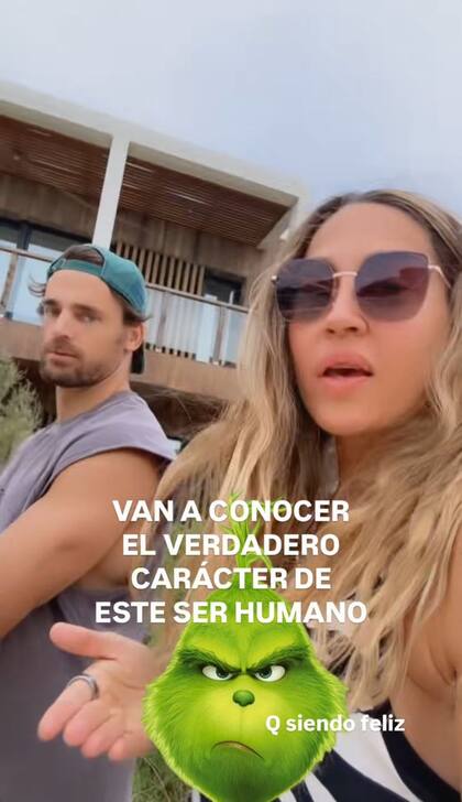 Jimena Baron en sus hsitorias de Instagram