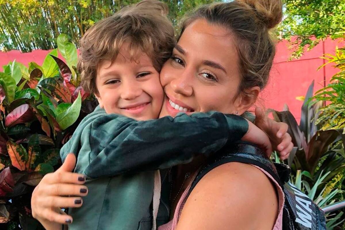 Jimena Barón está de vacaciones en España junto a su hijo Morrison Osvaldo