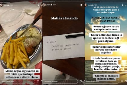 Jimena Barón mostró qué hicieron Momo y Matías mientras ella estuvo en cama y además hizo una reflexión personal en sus redes (Foto: Instagram @jmena)
