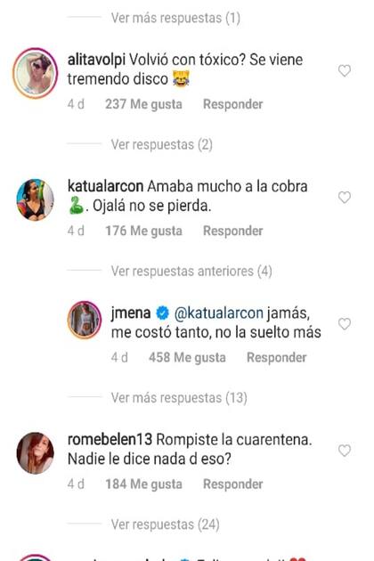 Jimena Barón se quedó en casa de Daniel Osvaldo para festejar su cumpleaños