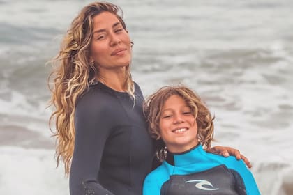 Jimena Barón y Morrison, su hijo (Foto: Instagram @jmena)