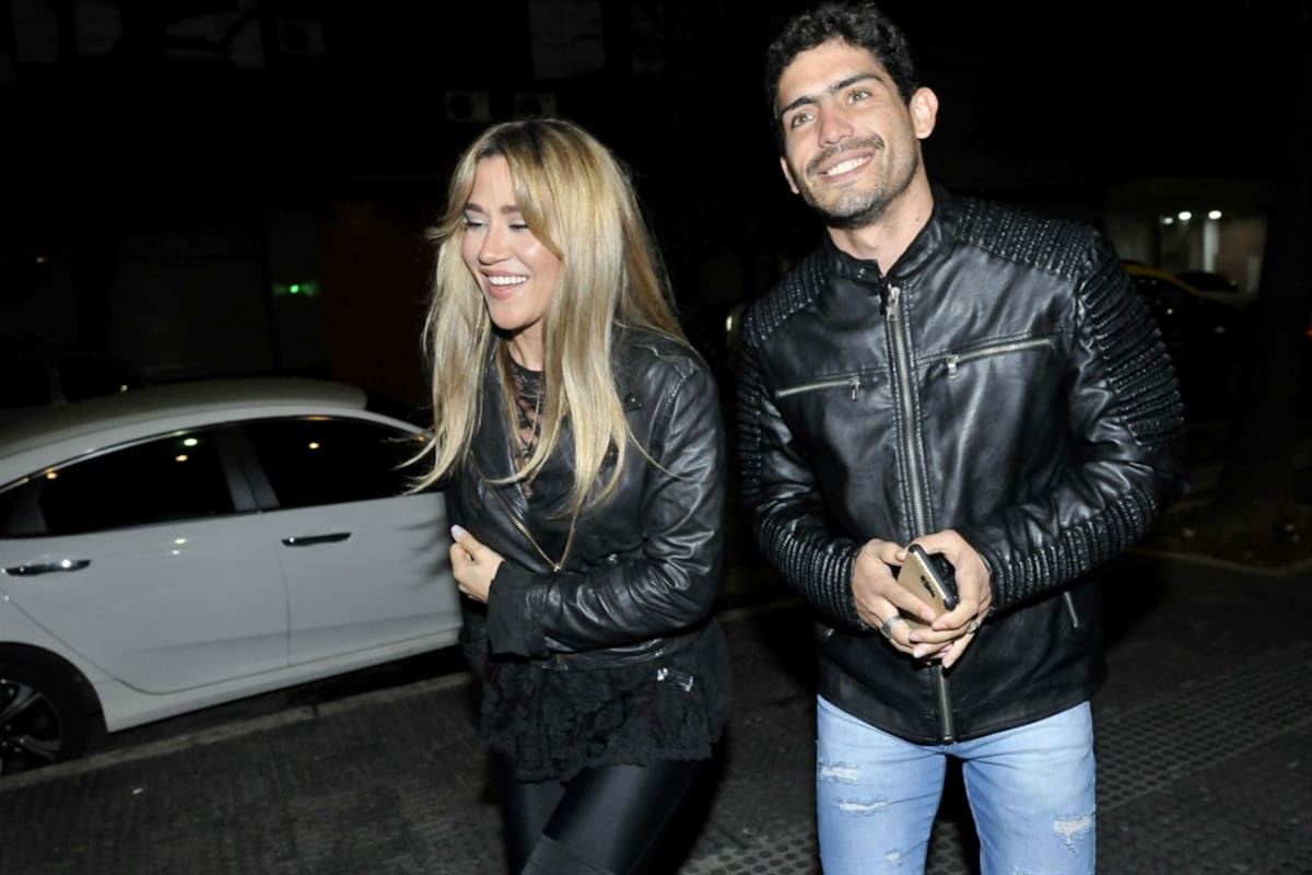 Jimena Barón y su flamante novio, semanas atrás