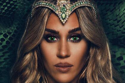 Jimena Barón y su look para su nuevo corte musical, "La cobra"