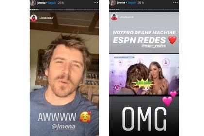 Jimena Barón y Uki Deane, un nuevo amor virtual