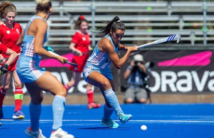 Jimena Cedrés, autora de dos goles antes Canadá; su regreso es una buena noticia para Las Leonas
Copyright WorldSportsPics/Rodrigo Jaramillo
