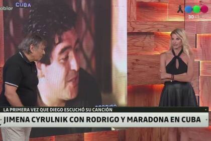 Jimena Cyrulnik recordó el viaje a Cuba junto a Rodrigo para ver a Diego Maradona