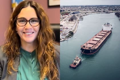 Jimena López, presidenta del directorio del Puerto Quequén