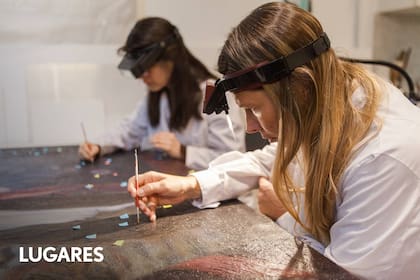 Jimena Tilio y Carolina Ramírez son expertas en restauración.