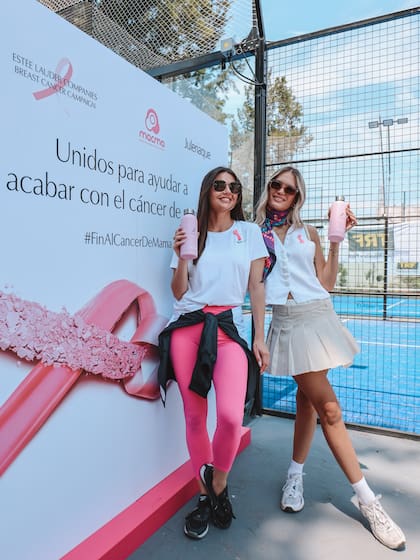 Jiménez posó junto a Eva Bargiela