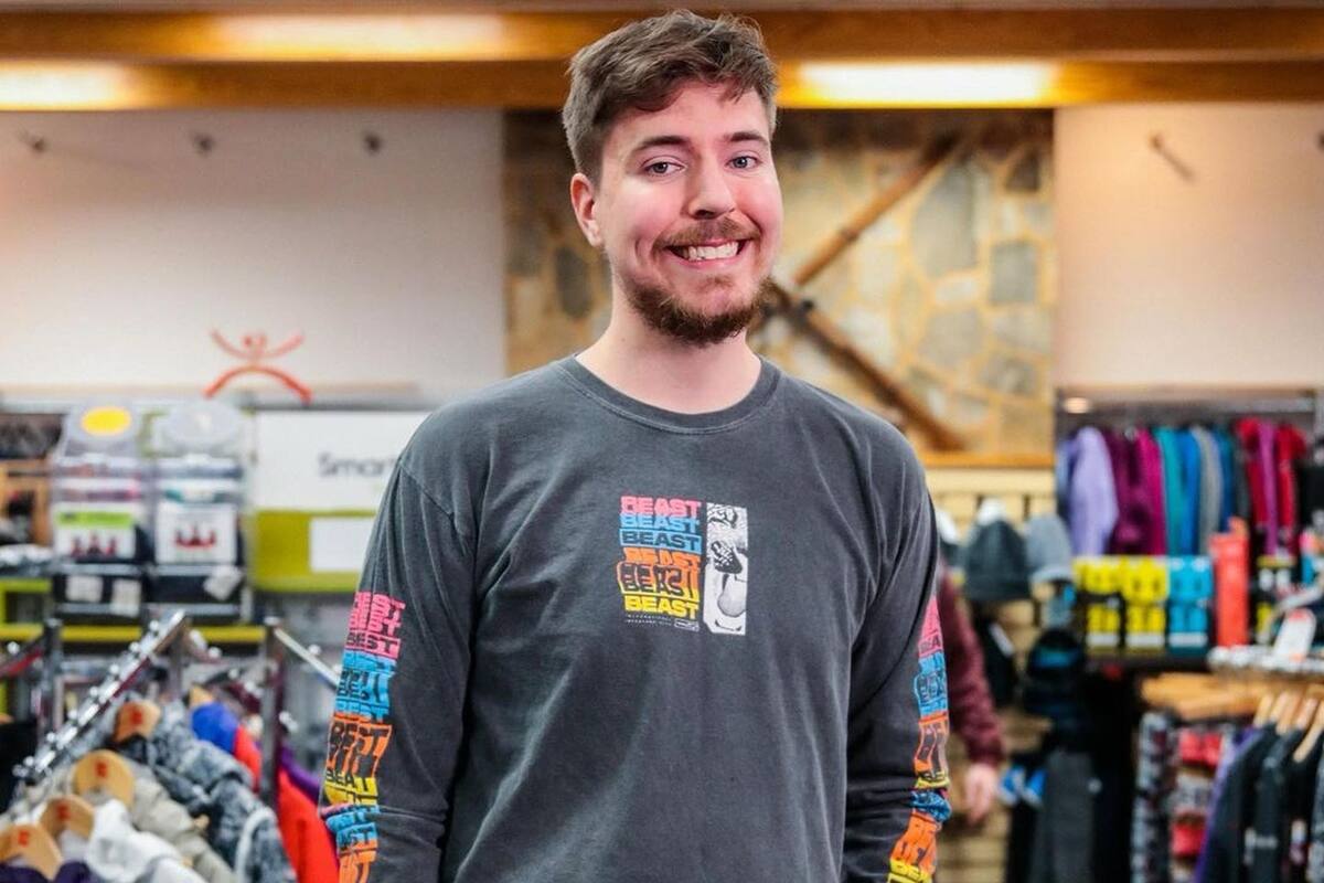 Jimmy Donaldson es conocido en YouTube como MrBeast, donde tiene 112 millones de seguidores