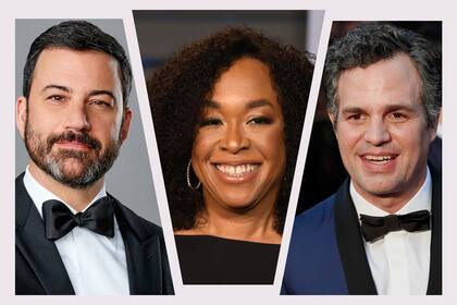 Jimmy Kimmel, Shonda Rhimes y Mark Ruffalo, tres de las figuras que encabezan la iniciativa para, entre otras cosas, limitar las escenas que incluyan niños y armas en pantalla