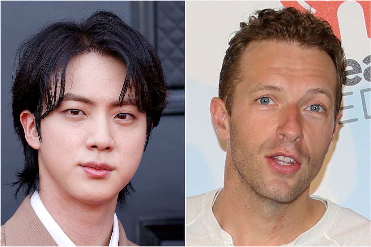 Jin de BTS y Chris Martin de Coldplay estarían enemistados desde la colaboración que hicieron