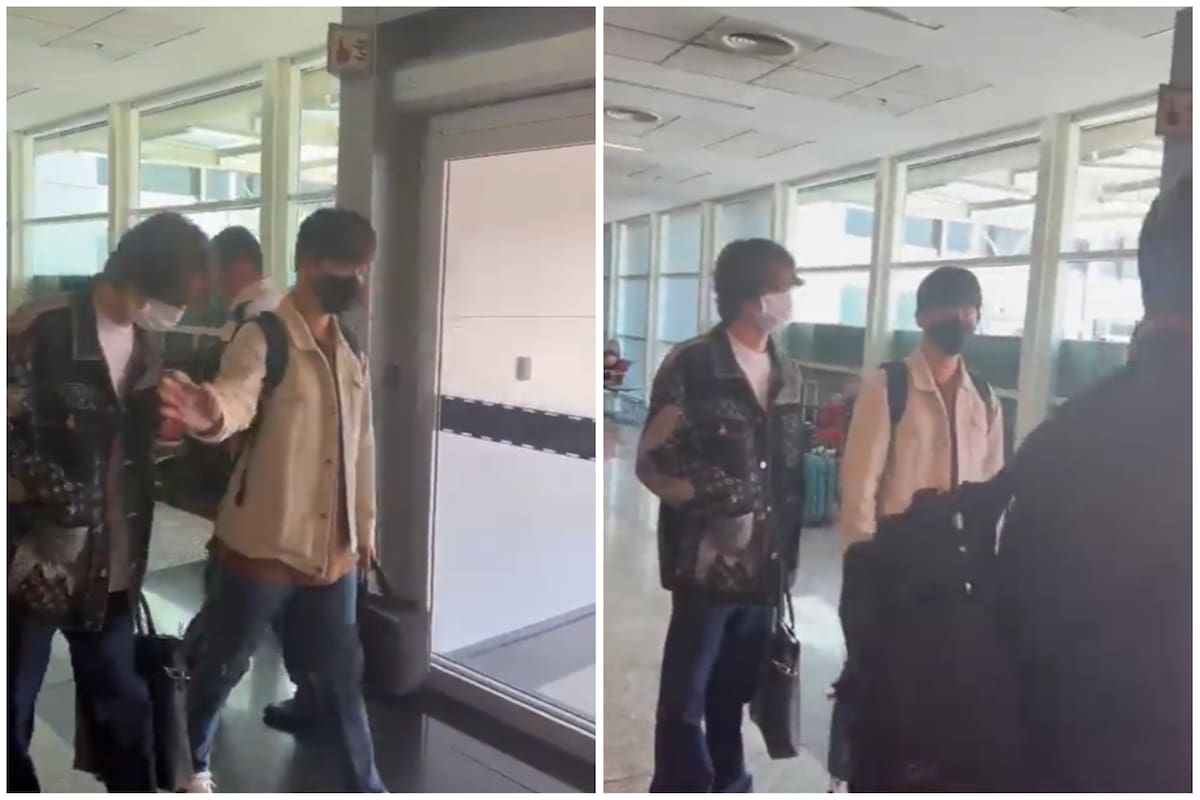 Jin, uno de los integrantes de BTS llegó a la Argentina para tocar con Coldplay (Foto: Captura de video)