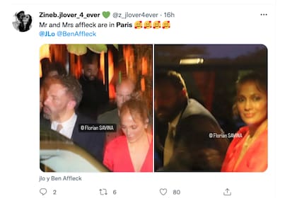 JLO y Ben Affleck fueron captados mientras tenían una cita en París