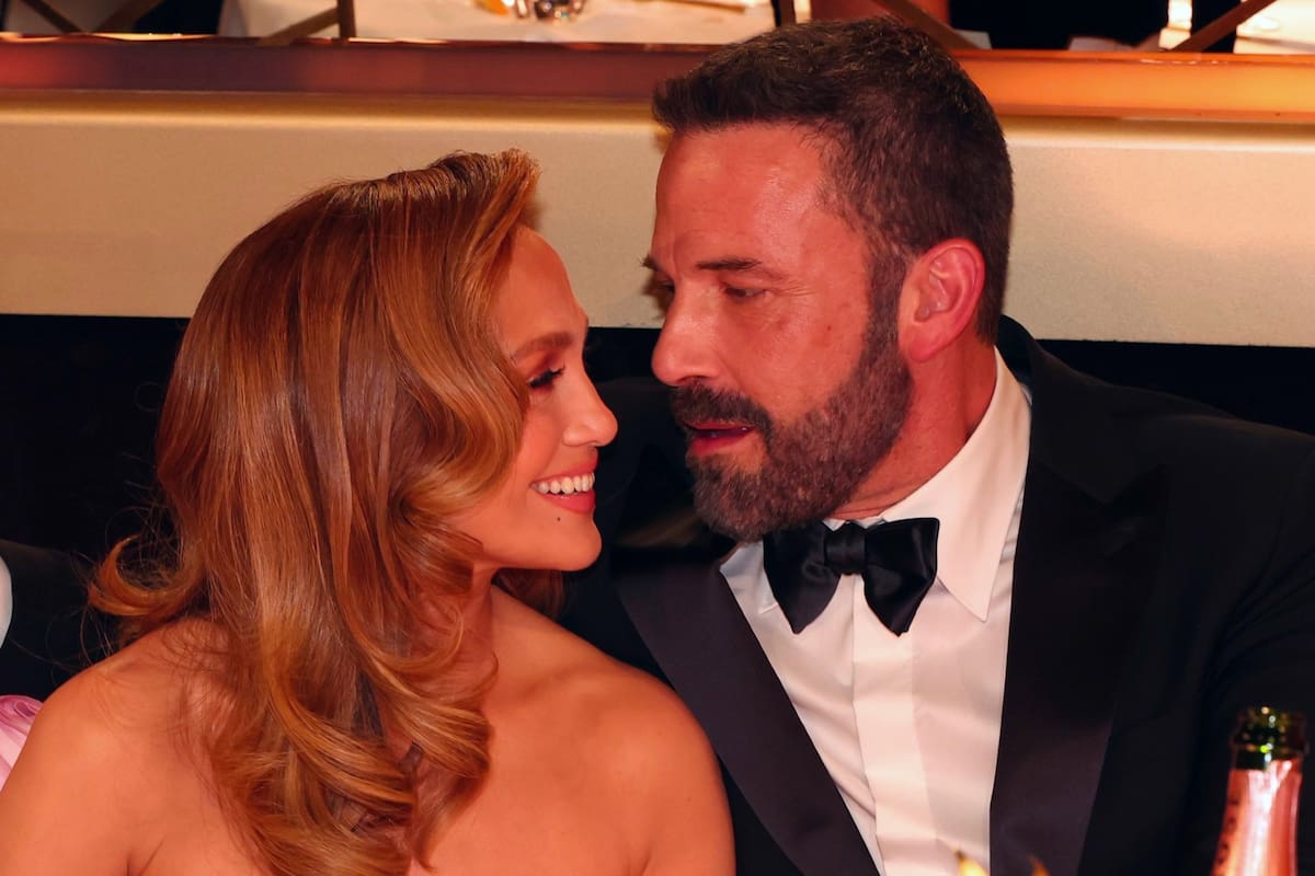 JLo y Ben Affleck fueron una de las parejas más esperadas de la noche de los Globos de Oro 2024