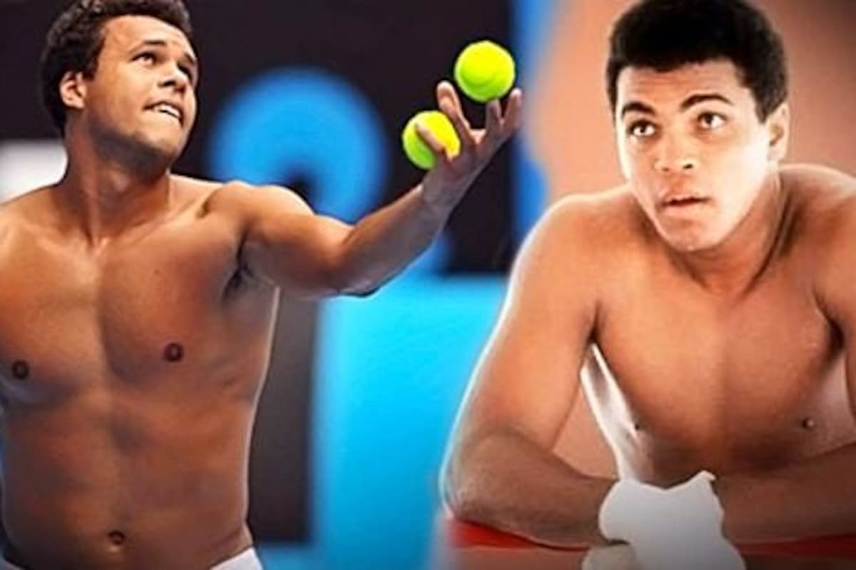 Jo-Wilfried Tsonga y Muhammad Ali, ejes de una comparación física