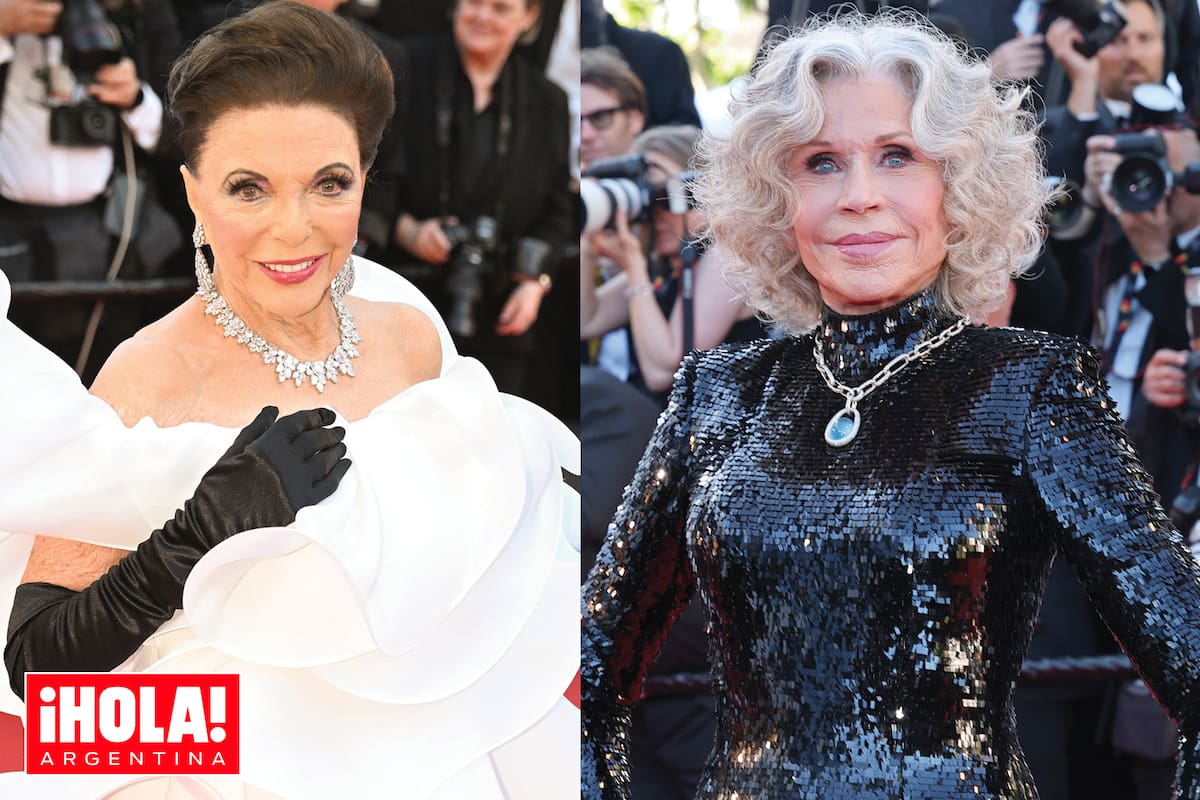 Joan Collins y Jane Fonda, espléndidas