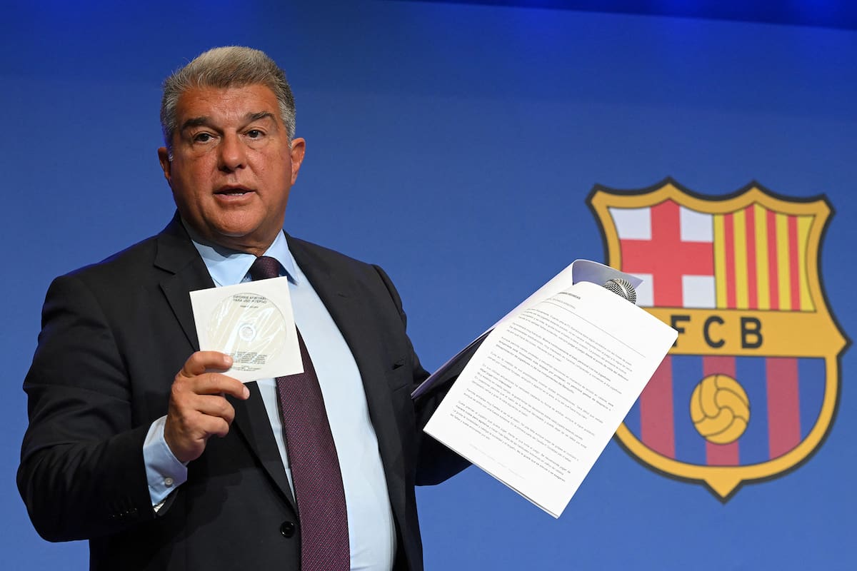 Joan Laporta habló el lunes de Real Madrid como "el equipo del régimen" y recibió una contundente respuesta del club de la capital española