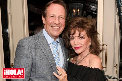 Joan posa con su quinto marido, Percy Gibson, treinta y dos años menor.