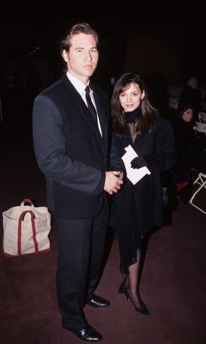 Joanne Whalley y Val Kilmer, en febrero de 1989
