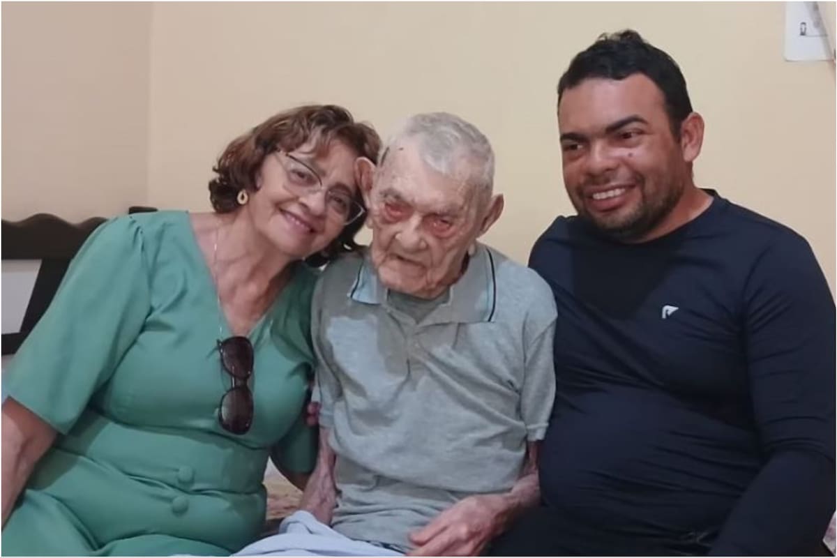 João Marinho Neto tiene 112 años y es el hombre más longevo del mundo