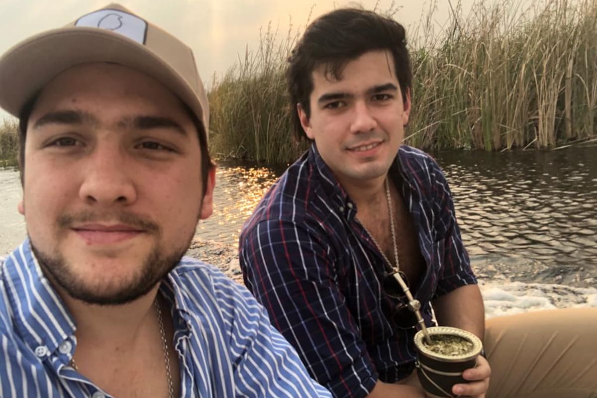 Joaquín Carruega, de 22 años, y su socio, Juan Martín Díaz Colodrero, de la misma edad