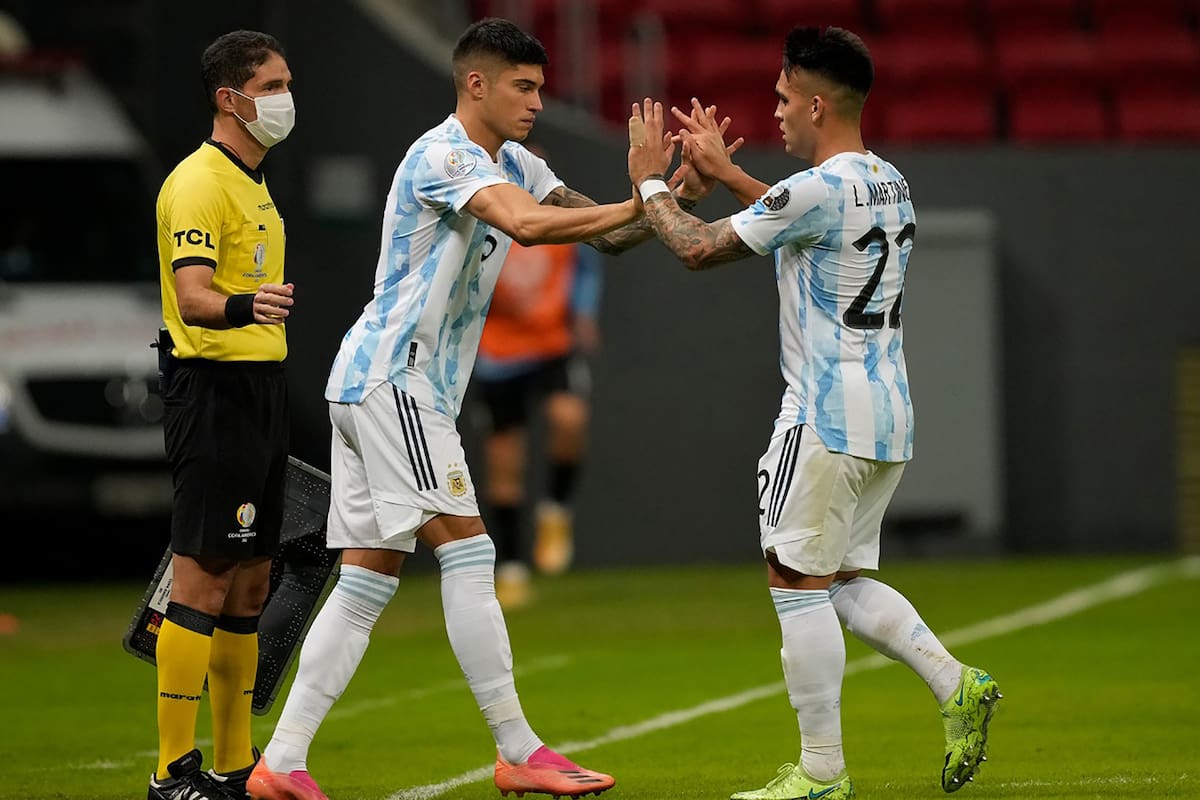 Joaquín Correa, la alternativa de Scaloni cuando no está Lautaro Martínez