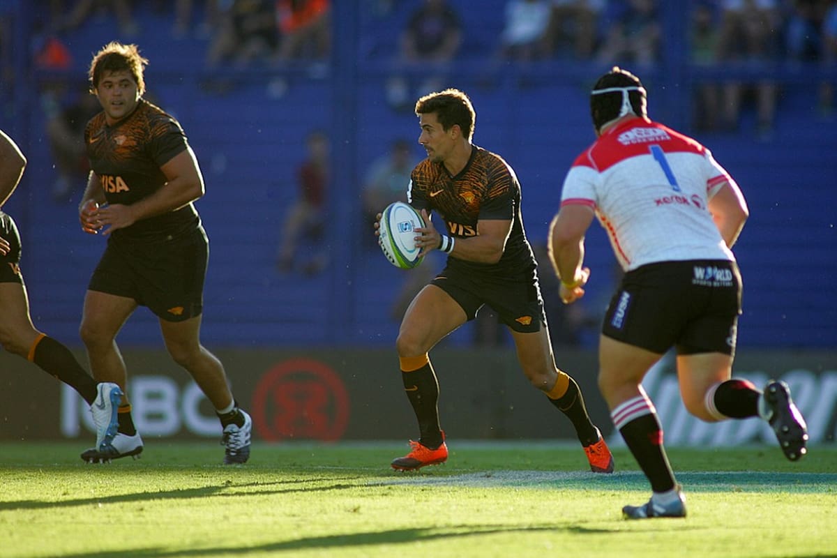 Joaquín Diaz Bonilla en el partido de Jaguares contra Lions