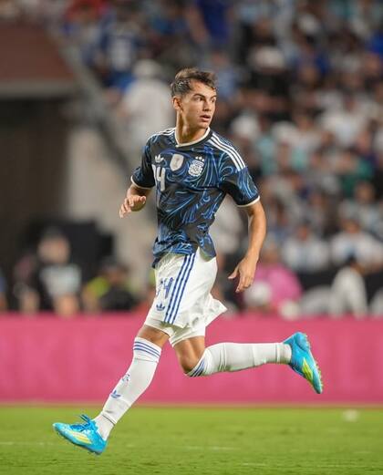 Joaquín Freitas y su estreno en la selección argentina, en mayo pasado
