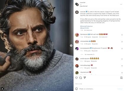 Joaquín Furriel apareció como la cara de la nueva campaña de Moncler (Foto: Instagram @moncler / @joacofurriel)
