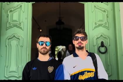 Joaquín Ibarra e Iñaki Aguerre, en las puertas del Cabildo