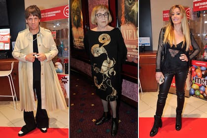 Joaquín Levinton optó por un original trench, Carmen Maura brilló con detalles dorados y Panam disfrutó de una noche de cine