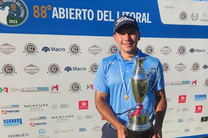 Joaquín Ludueña, el campeón del 88° Abierto del Litoral en Rosario