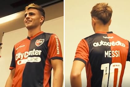 Joaquin Messi, la camiseta de Newell's, y un apellido con mucho peso sobre los hombros...