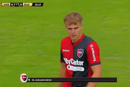 Joaquín Messi tuvo su debut con la camiseta de Newell's en la Copa Libertadores Sub 20