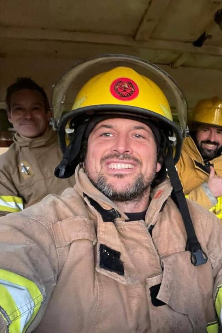 Joaquín Ruibal, fundador de los bomberos voluntarios de José Ignacio, en Uruguay